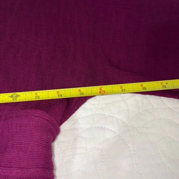 EUC - Closet London Elegant Plum Colored Ribbed Pencil Midi Dress - Picture 10 of 10